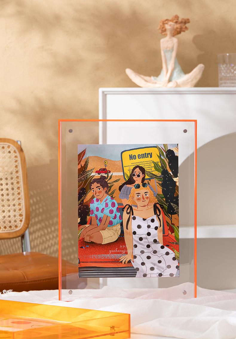 Colorful Acrylic Poster Stand